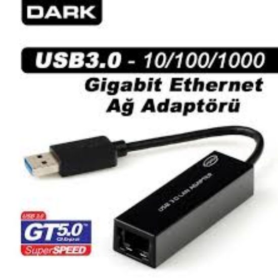 Dark DK-NT-3UGLAN USB 3.0 Gigabit Ağ Adaptörü resmi