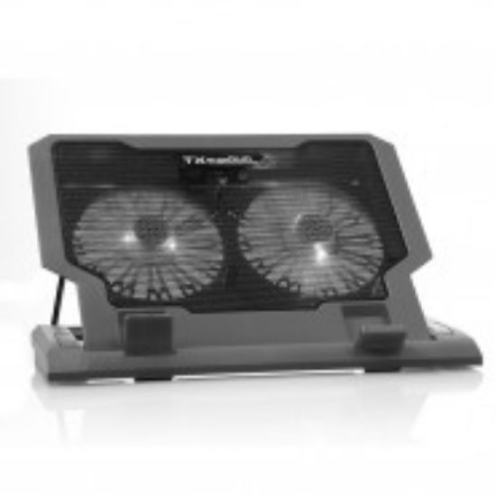 TX TXACNBERGDUO 14cm Dual Led Fan'lı ,5 x Yükseklik Usb Hub'lı, 11"-17" Notebook Soğutucu resmi