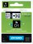 DYMO S0720780 D1 Yedek Şerit, 6 mm x 7 mt, Beyaz/ Siyah (43613) resmi