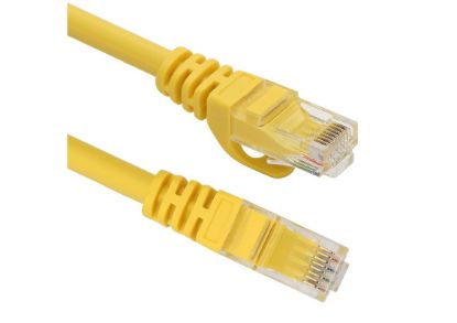 Vcom NP611B-Y-1.0 Cat6 1.0MT Sarı Utp Patch Kablo resmi