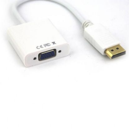 Vcom CG603-0.15 Beyaz Display Port Erkek To Vga Dişi Dönüştürücü resmi