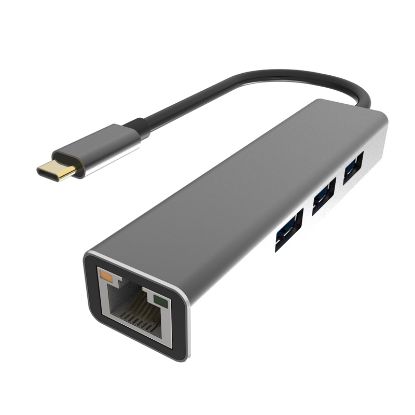 Vcom DH311A Type-C To USB3.0*3+RJ45 Çoklayıcı resmi