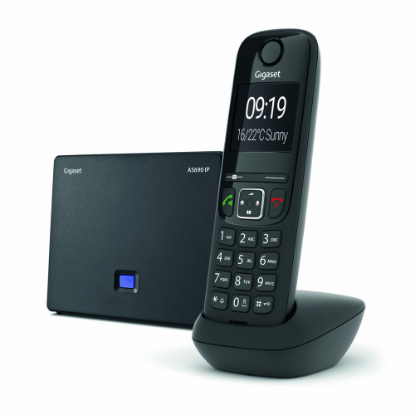 Gigaset AS690 IP Siyah Telsiz Dect Telefon 2" Ekran 150 Rehber resmi
