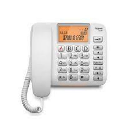 Gigaset DL580 Beyaz Masaüstü Kablolu Telefon Caller ID Handsfree   resmi