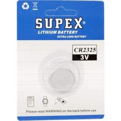 Supex CR2325 3V Lityum Tekli Paket Pil resmi