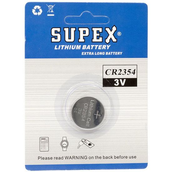 Supex CR2354 3V Lityum Tekli Paket Pil resmi