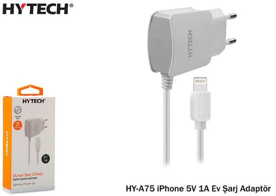 Hytech HY-A75 iPhone 5V 1A Ev Şarj Kablosu resmi