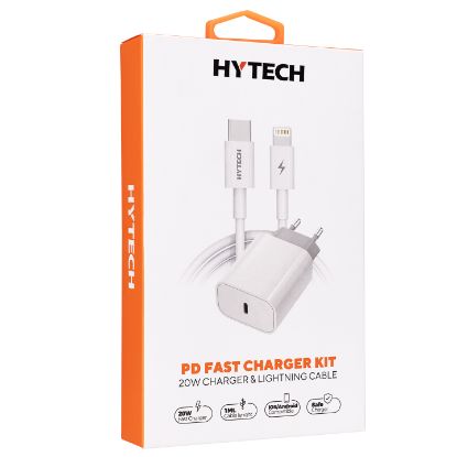 Hytech HY-XE40PD PD Kablo Seti 1PD 20W Hızlı Ev Şarj Adaptör resmi