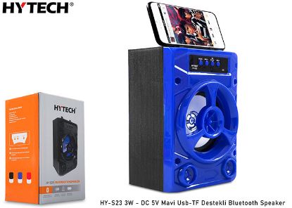 Hytech HY-S23 3W - DC 5V Mavi Usb-TF Destekli Bluetooth Speaker resmi