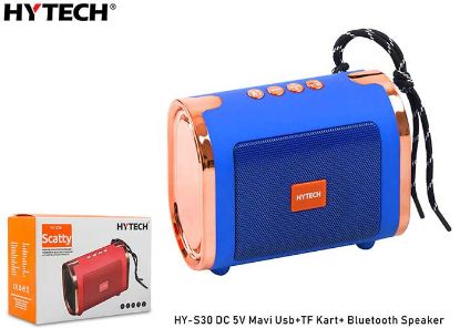 Hytech HY-S30 DC 5V Bluetooth Speaker Mavi Usb+TF Kart+ resmi