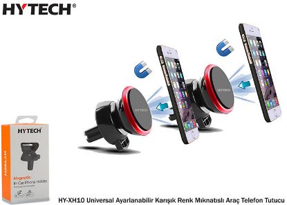 Hytech HY-XH10 Universal Ayarlanabilir Karışık Renkli Mıknatıslı Araç Telefon Tutucu resmi