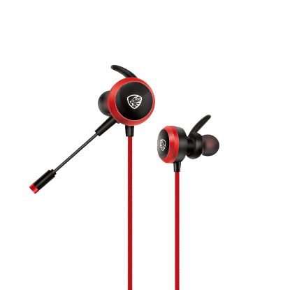 Hytech HY-GK2 3,5 Oyuncu Esnek Mikrofonlu Kırmızı Kulakiçi Kulaklık
 resmi