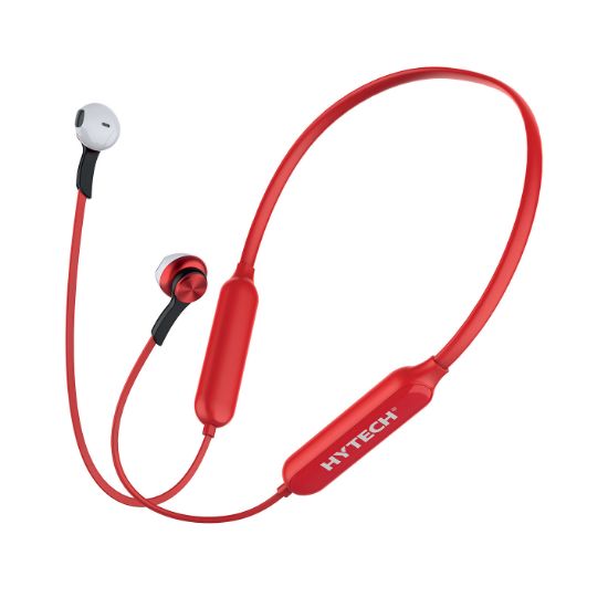 Hytech HY-XBK589 Kırmızı TF Kartlı Mıknatıslı Bluetooth Spor Kulak içi Kulaklık & Mikrofon resmi