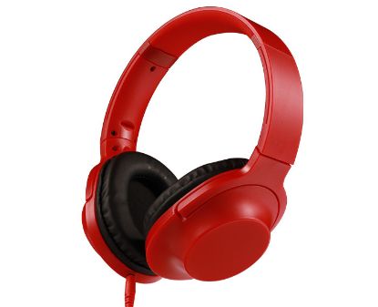 Hytech HY-K19 REMINOR Kırmızı 3,5mm Harici Kablolu PC&Telefon Mikrofonlu Kulaklık resmi