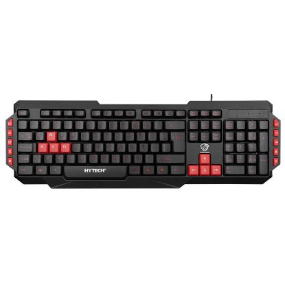 Hytech HYK-46 GAMY Siyah USB Kırmızı Tuşlu Q Gaming Oyuncu Klavyesi resmi