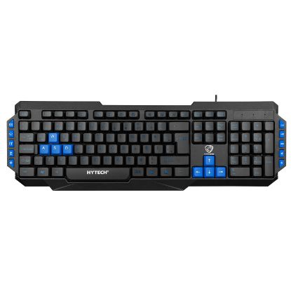 Hytech HYK-46 GAMY Siyah USB Mavi Tuşlu Q Gaming Oyuncu Klavyesi resmi