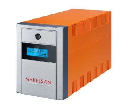 Makelsan Lion Plus 2200 VA Line Interactive Ups 2*9Ah Akü resmi