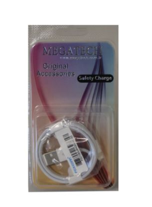 Megatech İphone 5 Şarj Kablosuz Foxconn Data Kablosu 1mt resmi
