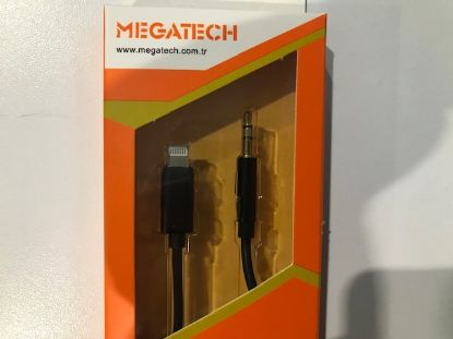 Megatech Jh-023 Ligtning to 3.5 Aux Audio Kablo resmi