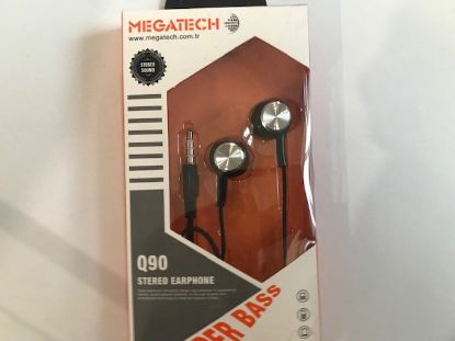Megatech QG-90 Siyah Mikrofonlu Kulaklık Mıknatıslı  resmi