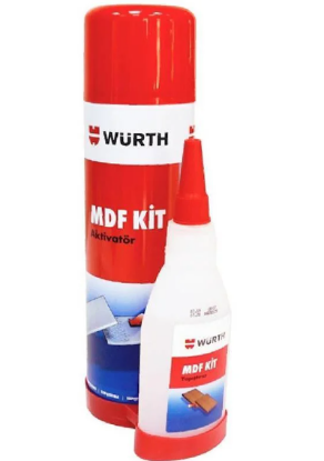 Würth Mdf Kit Aktivatör Hızlı Yapıştırıcı 100 ml+500 ml( 0892100444028 24 ) resmi
