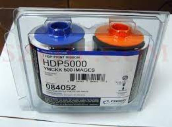 Fargo HDP5000 YMCKK (500 images) 084052 resmi