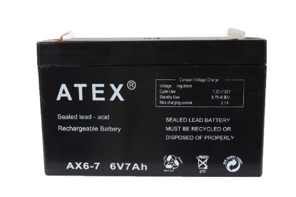 Atex AX-6V 7AH Bakımsız Kuru Akü resmi