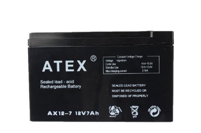 Atex AX-12V 7AH Bakımsız Kuru Akü resmi