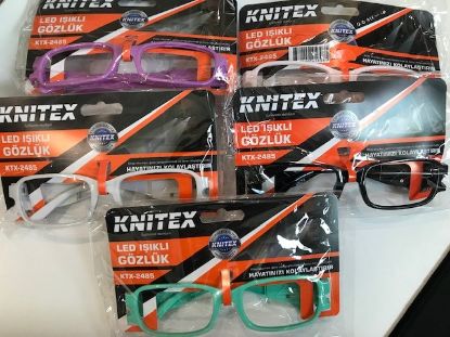 Knitex KTX-2485 Led Lambalı Kitap Okuma Gözlüğü (Sağ/Sol Açma Kapama Tuşu)Renk Çeşitleri resmi