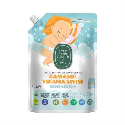 Eyüp Sabri Tuncer Doğal Zeytinyağı 1,5lt İçerikli Bebek Çamaşır Yıkama Sıvısı  resmi