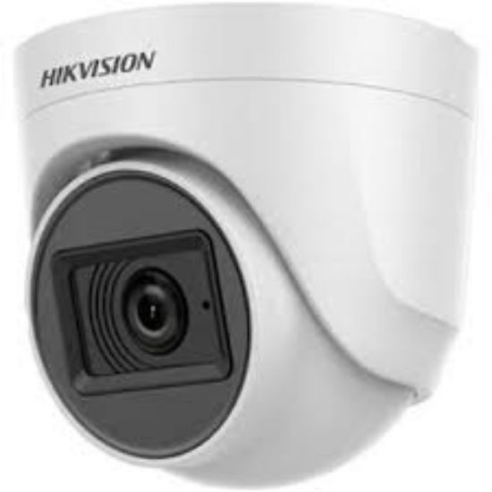 Hikvision DS-2CE76D0T-EXIPF TVI 1080P 2mp 2.8mm Sabit Lens Ir Dome Kamera resmi