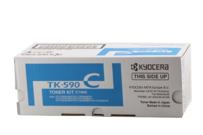 Kyocera TK-590C Cyan Mavi Orjinal Fotokopi Toneri FS-C2016/2026/2126/2526/2626 M6026/6526 5.000  resmi