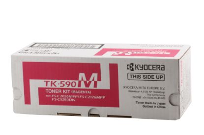 Kyocera TK-590M Magenta Kırmızı Orjinal Fotokopi Toneri FS-C2016/2026/2126/2526/2626 M6026/6526  resmi