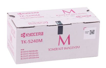 Kyocera TK-5240M Magenta Kırmızı Orjinal Fotokopi Toneri Ecosys M5526cdn/5526cdw P5026cdn/5026cdw 3. resmi