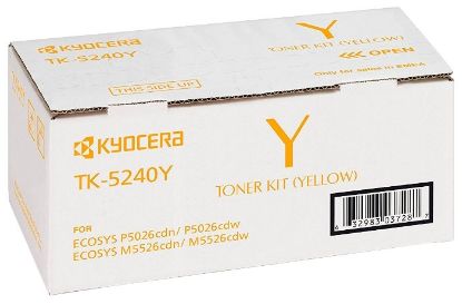 Kyocera TK-5240Y Yellow Sarı Orjinal Fotokopi Toneri Ecosys M5526cdn/5526cdw P5026cdn/5026cdw 3.000  resmi