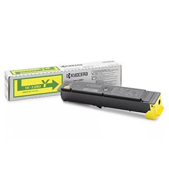 Kyocera TK-5280Y Yellow Sarı Orjinal Fotokopi Toneri Ecosys M6235cidn/6635cidn P6235cdn 11.000 Sayfa resmi
