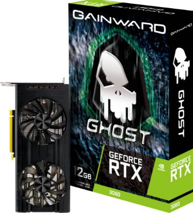 Gainward GeForce RTX3060 Ghost 12GB GDDR6 192bit 3-DP HDMI GPU NE63060019K9-190AU Ekran Kartı resmi