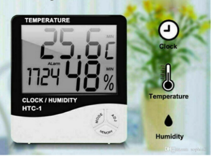 Starmax Clock Htc-2/1 Dijital Nem ve Sıcaklık Ölçer Saat resmi