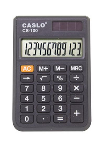 CSL CS-100 12 Hane Cep Tipi Hesap Makinesi resmi