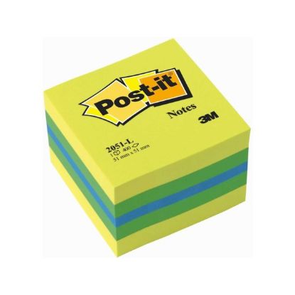 Post-it Yapışkanlı Not Kağıdı Mini Küp Sarı Tonlari 400 Yaprak 2051-L resmi