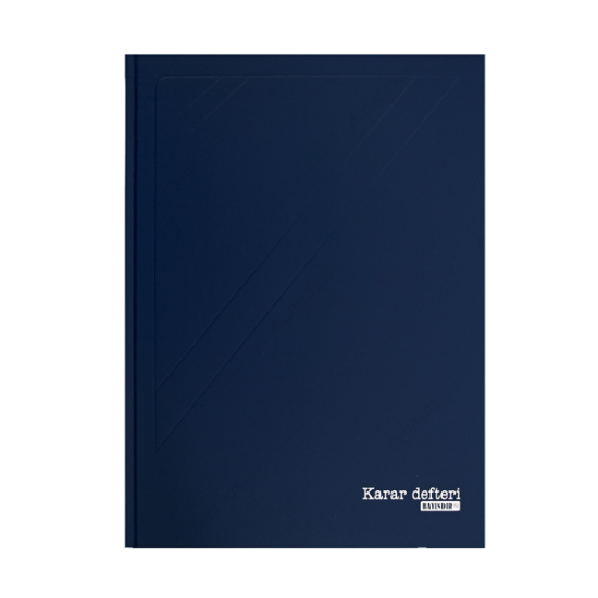 Bayındır Karar Defteri Ciltli 144 YP 24x34 resmi