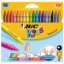 Bic Pastel Boya Plastidecor Silinebilir 18 Renk 829771 resmi
