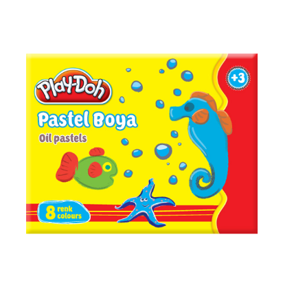Play-Doh Pastel Boya 8 Renk PLAY-PA001 resmi