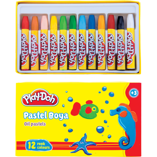 Play-Doh Pastel Boya 12 Renk PLAY-PA002 resmi