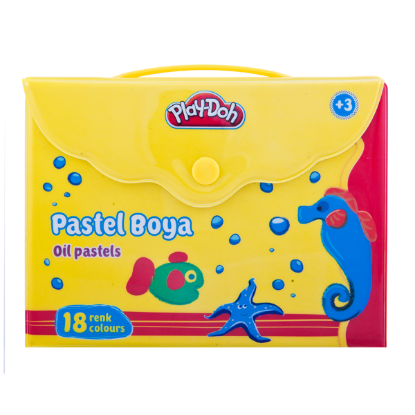 Play-Doh Pastel Boya Çantalı 18 Renk PLAY-PA006 resmi