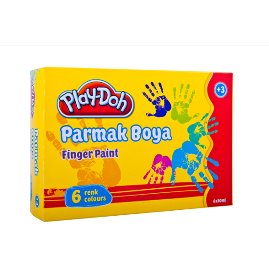 Play-Doh Parmak Boyası 30 ML 6 Renk PLAY-PR001 resmi