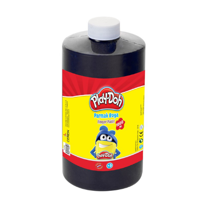 Play-Doh Parmak Boyası Tüp 1000 ML Siyah PLAY-PR025 resmi