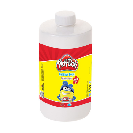 Play-Doh Parmak Boyası Tüp 1000 ML Beyaz PLAY-PR024 resmi