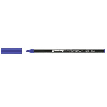 Edding Porselen Kalemi Fırça Uçlu 1-4 MM Mavi 4200 (10 Adet) resmi