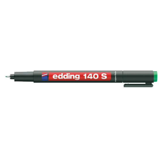 Edding Asetat Kalemi Permanent S Seri 0.3 MM Yeşil 140 S (10 Adet) resmi